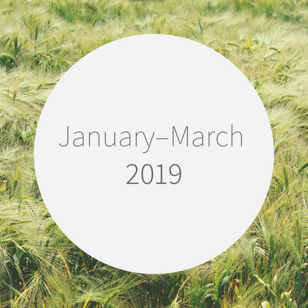 2019 ① January-March 第一四半期